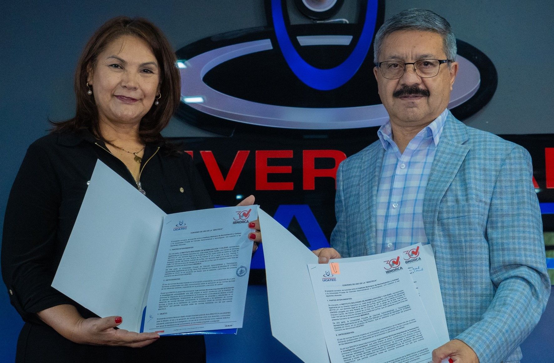 Universidad UCATEC y el Instituto Boliviano de Normalización y Calidad (IBNORCA) Firman Acuerdo Estratégico para Acceso Gratuito a la IBNOTECA