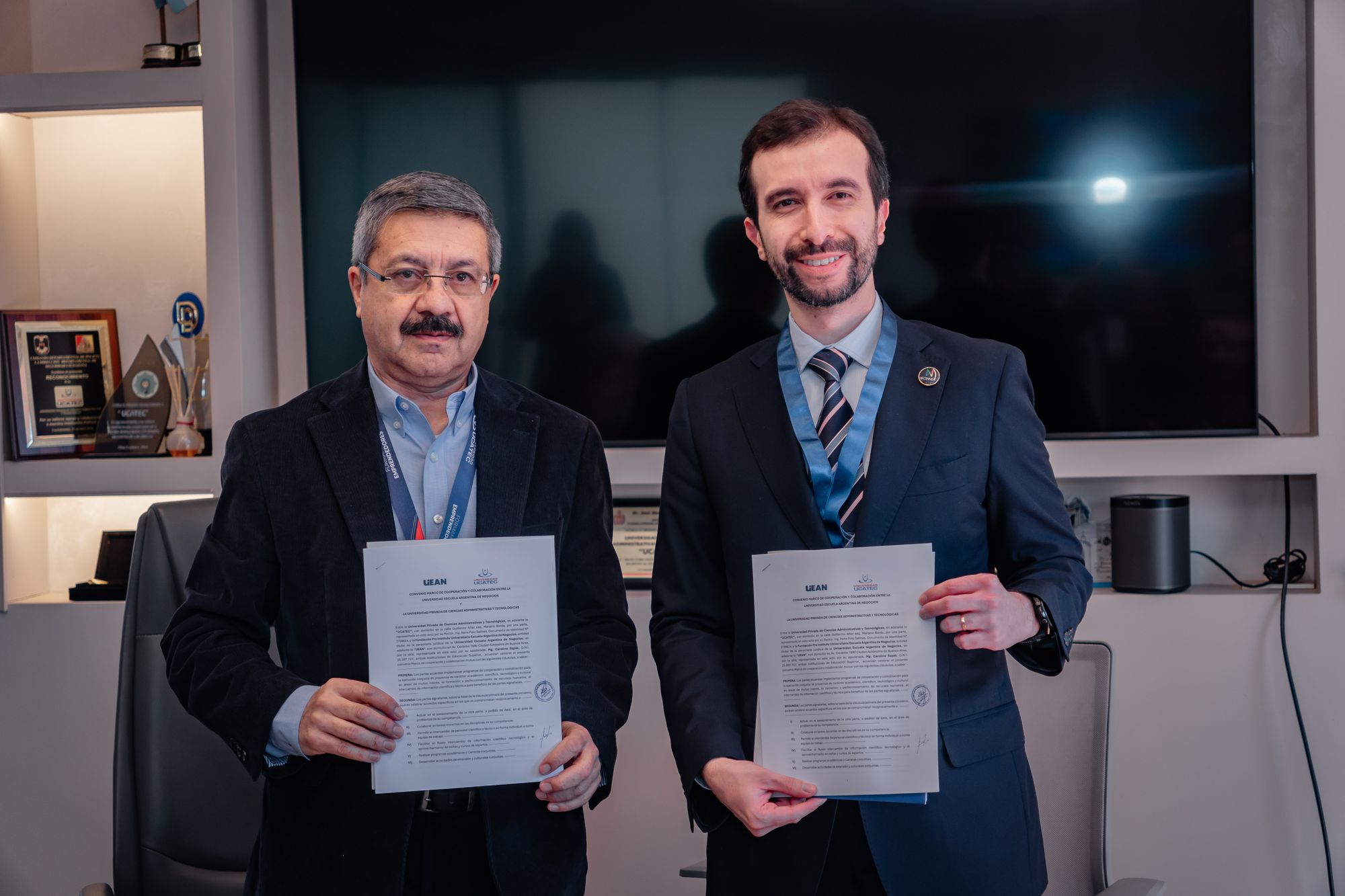 UCATEC y la Universidad Escuela Argentina de Negocios firman convenio internacional en el marco del X Congreso de la Red Acinnet