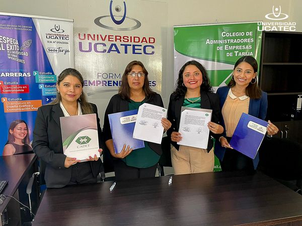 UCATEC y CADET firman Convenio de Colaboración: Impulso a la Educación Administrativa en Tarija