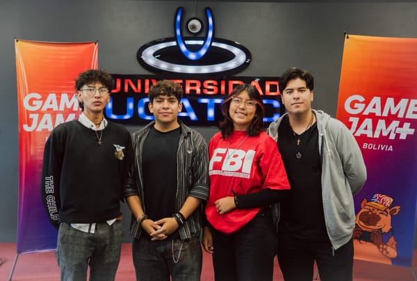EQUIPO DE LA UNIVERSIDAD UCATEC CLASIFICA A LAS FINALES DEL GAME JAM PLUS EN BRASIL REPRESENTANDO A BOLIVIA